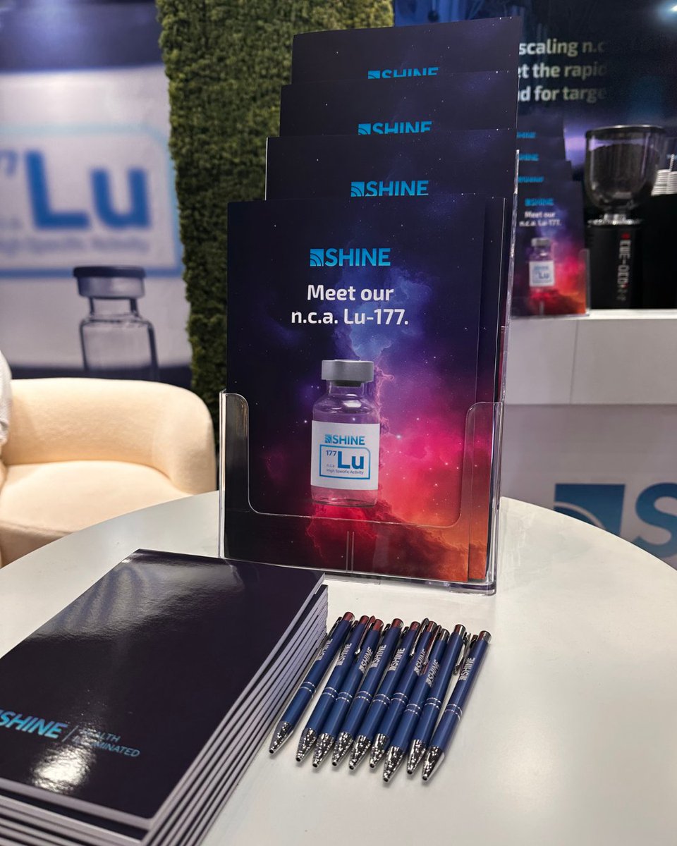 Thanks to everyone who stopped by Stand 6 to chat about the future of nuclear medicine and Lu-177 innovation.

Can’t wait to see more of you tomorrow at the International Barcelona Convention Center!

#SHINE #Lu177 #Radiopharma #EANM2025