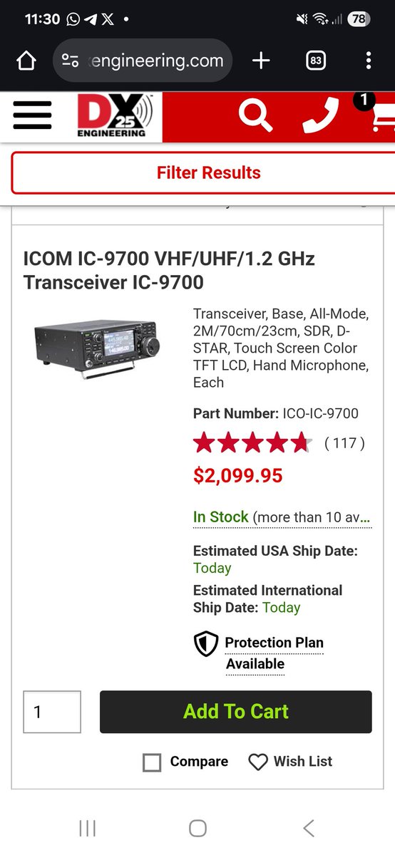 Ouch! 9700 become really expensive now! 😓