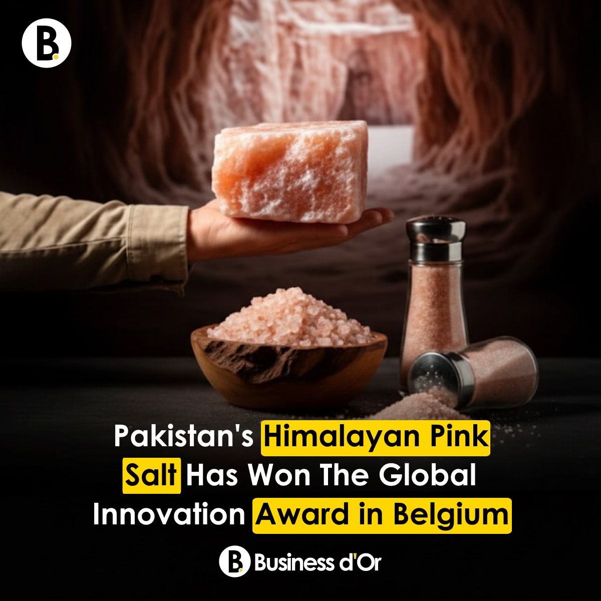 BusinessdOr's tweet image. Pakistan’s iconic Himalayan Pink Salt has won the Global Innovation Award in Belgium after being featured in a Brazilian soap that combines Amazonian biodiversity with Pakistan’s natural salt.

#HimalayanPinkSalt #InnovationAward #WellnessIndustry #GlobalTrade #businessdor