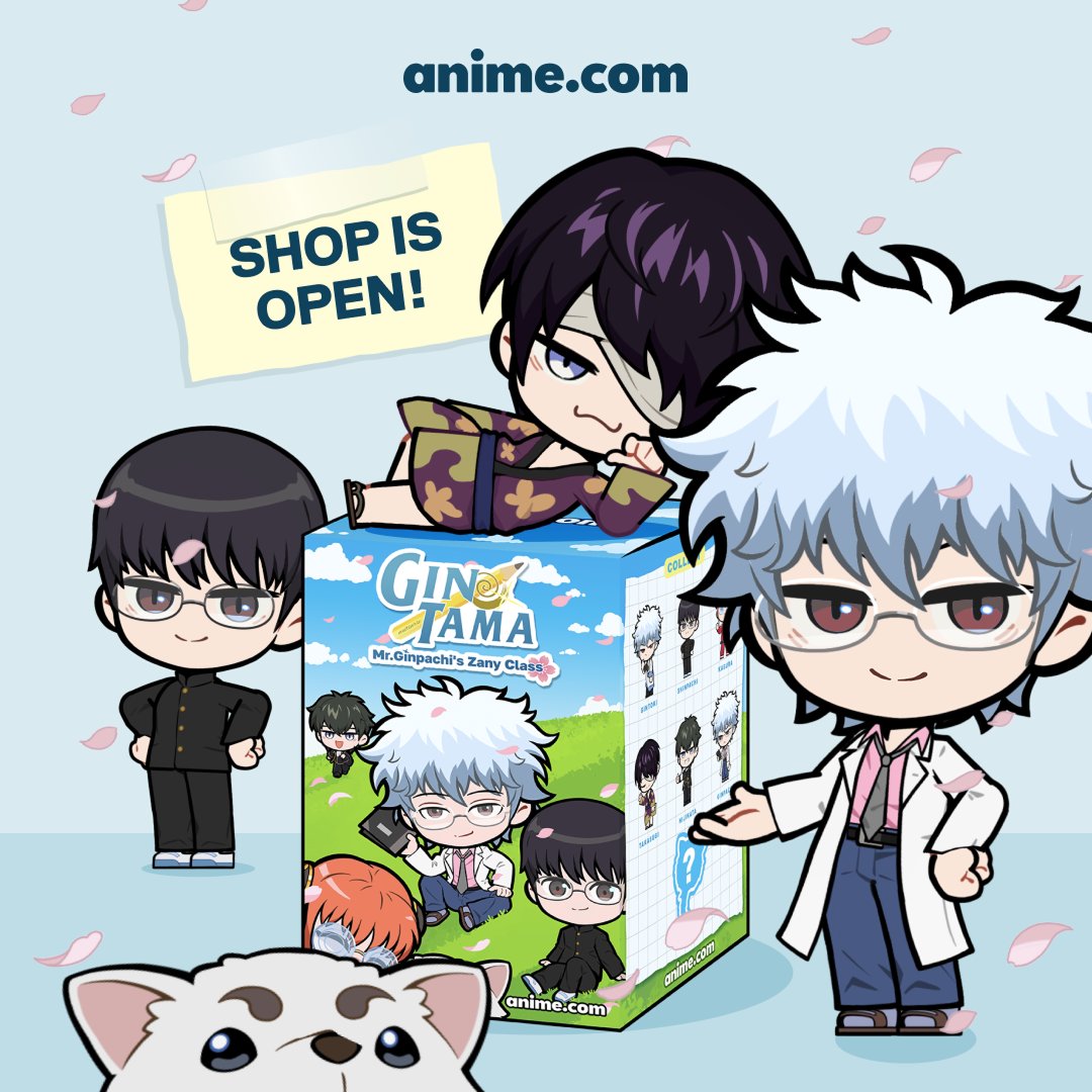 animecom's tweet image. Get your Anime.​com × Gintama blind boxes now!

👉 anime.com/shop