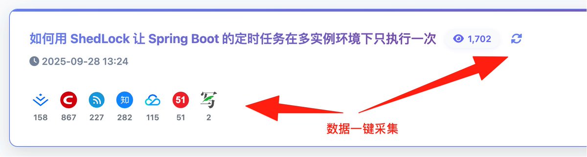 CoderDD's tweet image. 更新一波 OpenWrite,最新版本号:2.1.13,新增InfoQ的发布和数据采集支持。
目前已经支持以下文章平台:
1️⃣通用领域:今日头条、知乎、微信公众号 
2️⃣开发者领域:CSDN、掘金、博客园、腾讯云开发者社区、51CTO、思否、开源中国、itpub、InfoQ
大家还希望支持什么?