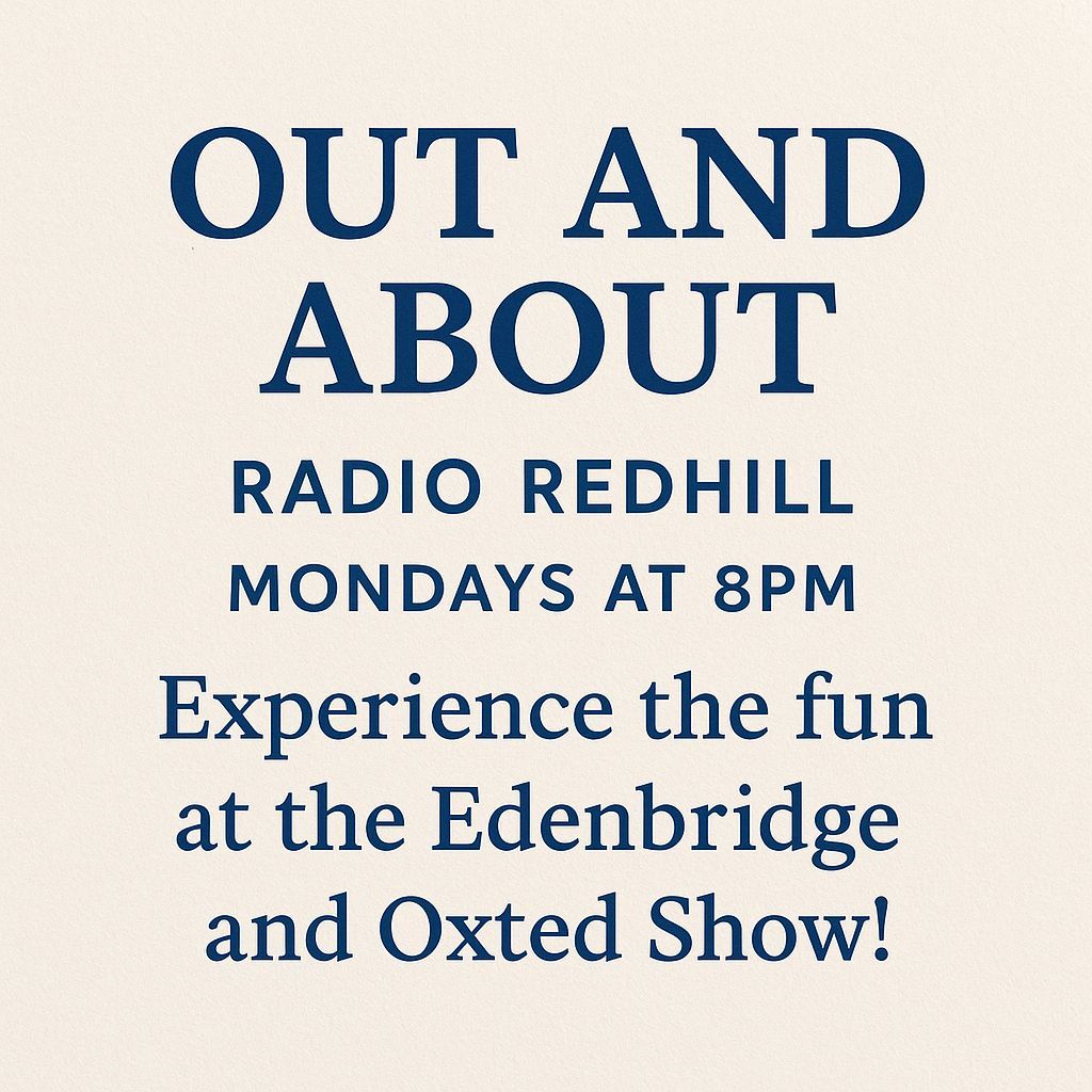 Tonight on Out and About, Nigel, Sophie and Odette visit the Edenbridge and Oxted Show.  Join Katie Child at 8pm and find out about highland cattle, jigsaw cutting and ferrets! radioredhill.uk/listenagain/?d…
