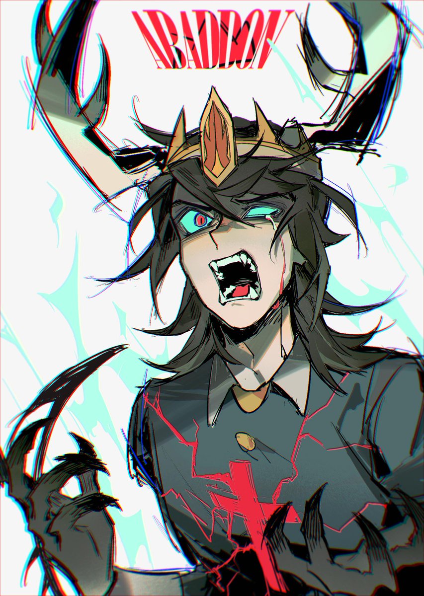 Im NOT a monster👿
#hauntedhotel #abaddon #hauntedhotelfanart 
giving the demon boy the claws and teeth he always wanted