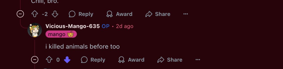 PhillAndry86's tweet photo. Hey @Reddit, are you gonna show integrity and ban people who advocate for violence against animals? We know you don't care about advocating for violence against men. Lets hope you are not completely heartless and take some action. 
#BanMisandry #BanProFemaleCollective https://t.co/5mEhAfkLn1