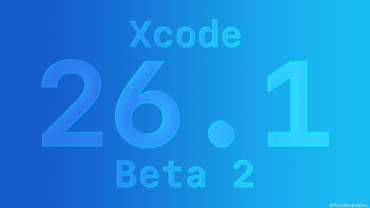 XcodeUpdates_'s tweet image. Xcode 26.1 Beta 2 (17B5035f) has been released.