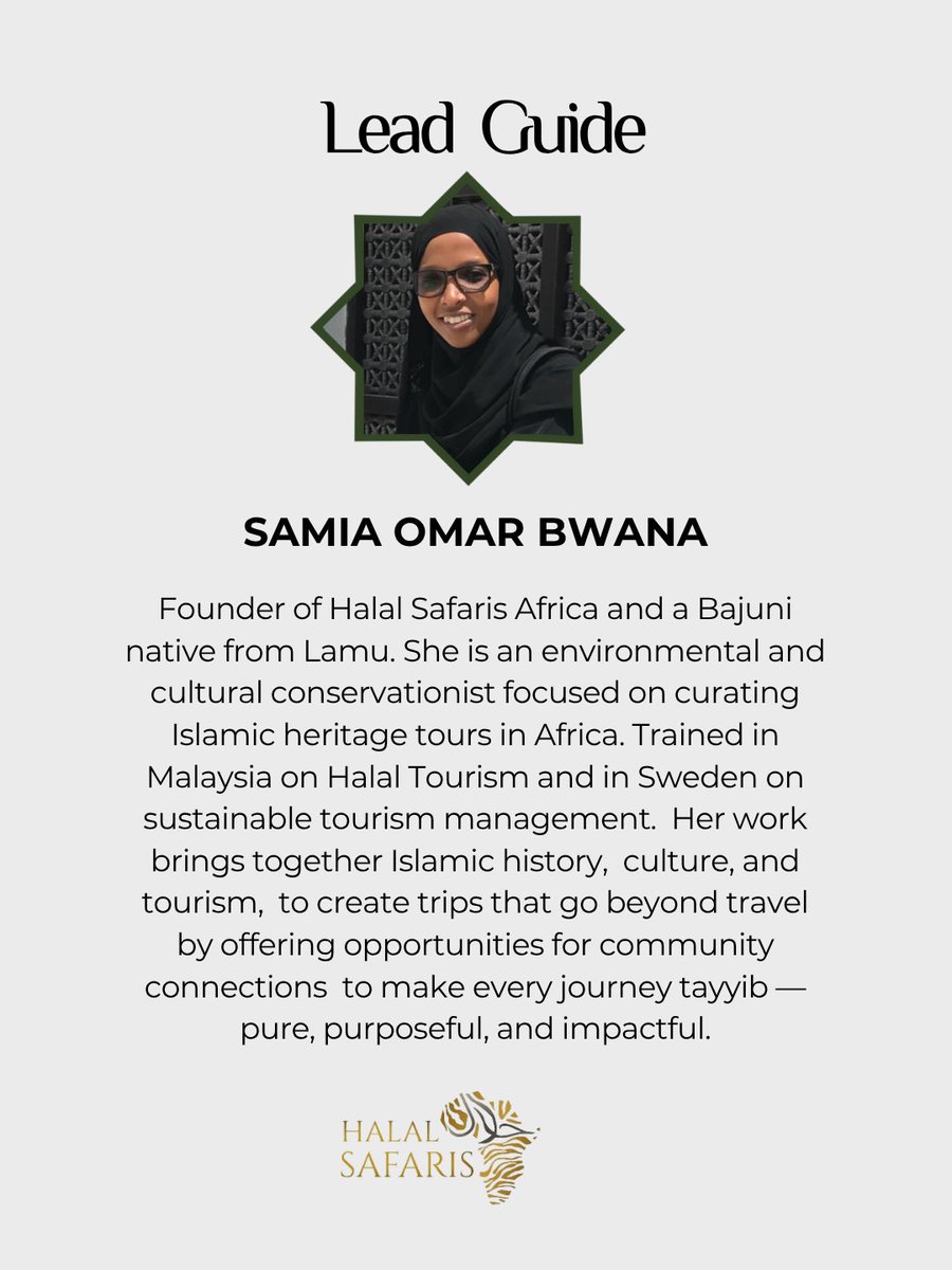 HalalSafaris's tweet photo. This is a thoughtfully curated Islamic Heritage knowledge retreat, where cultivating knowledge, reflection, and building bonds of sisterhood, awaits you. The trips includes engagement with local communities through partnership with @ikhlasFDN to ensure responsible tourism https://t.co/FzST2dJ3rf