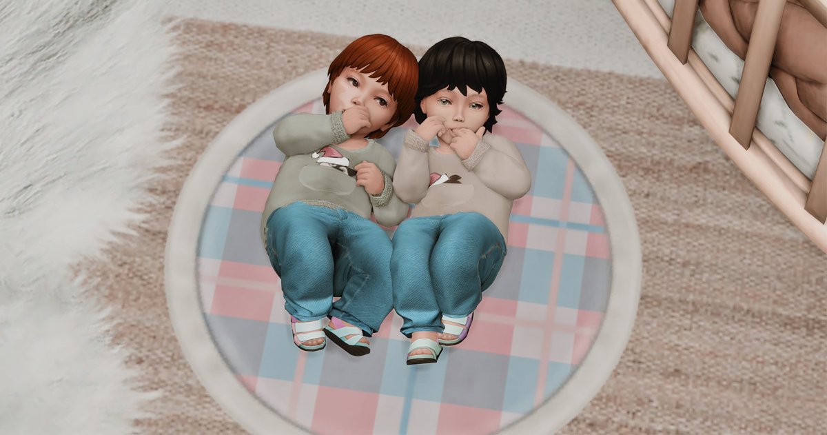 ellsimss's tweet photo. some of the cutest children my sims have ever created ok🤍🤍
#Sims4 #thesims4 https://t.co/4Nvy9kl06Y
