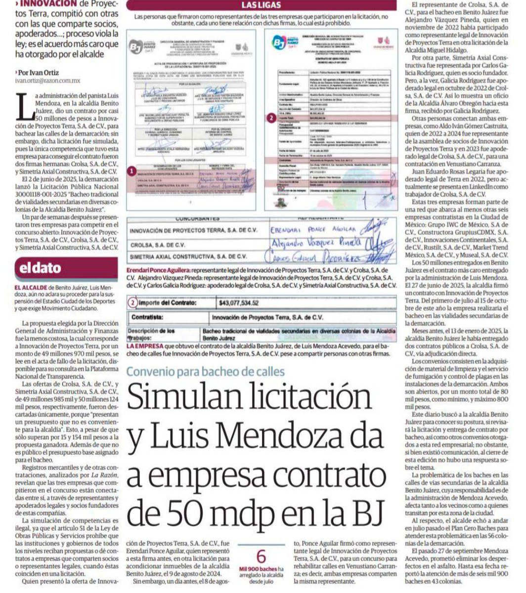 Vecinos ¿Qué opinan de esto?  
Y mientras tanto... seguimos esperando que <a href="/LuisMendozaBJ/">Luis Mendoza Acevedo</a> nos reciba a los vecinos para atender la agenda de seguridad. <a href="/BJAlcaldia/">Alcaldía de Benito Juárez</a>