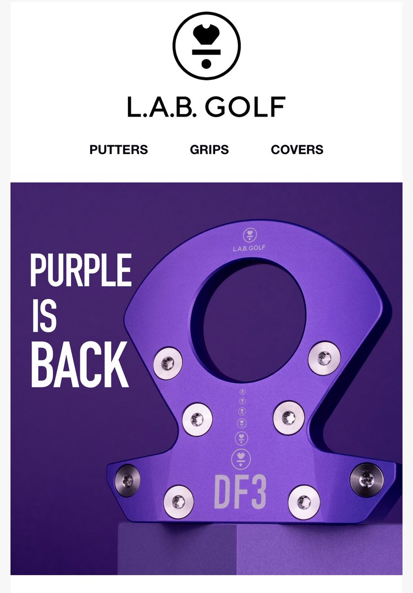 I will not order another purple <a href="/labgolfputters/">L.A.B. Golf</a> putter. 

I will not order another purple <a href="/labgolfputters/">L.A.B. Golf</a> putter. 

I will not order another purple <a href="/labgolfputters/">L.A.B. Golf</a> putter. 

Ok. Maybe just an OZ.1 HS 😂

💜💜💜💜💜💜💜💜💜💜💜