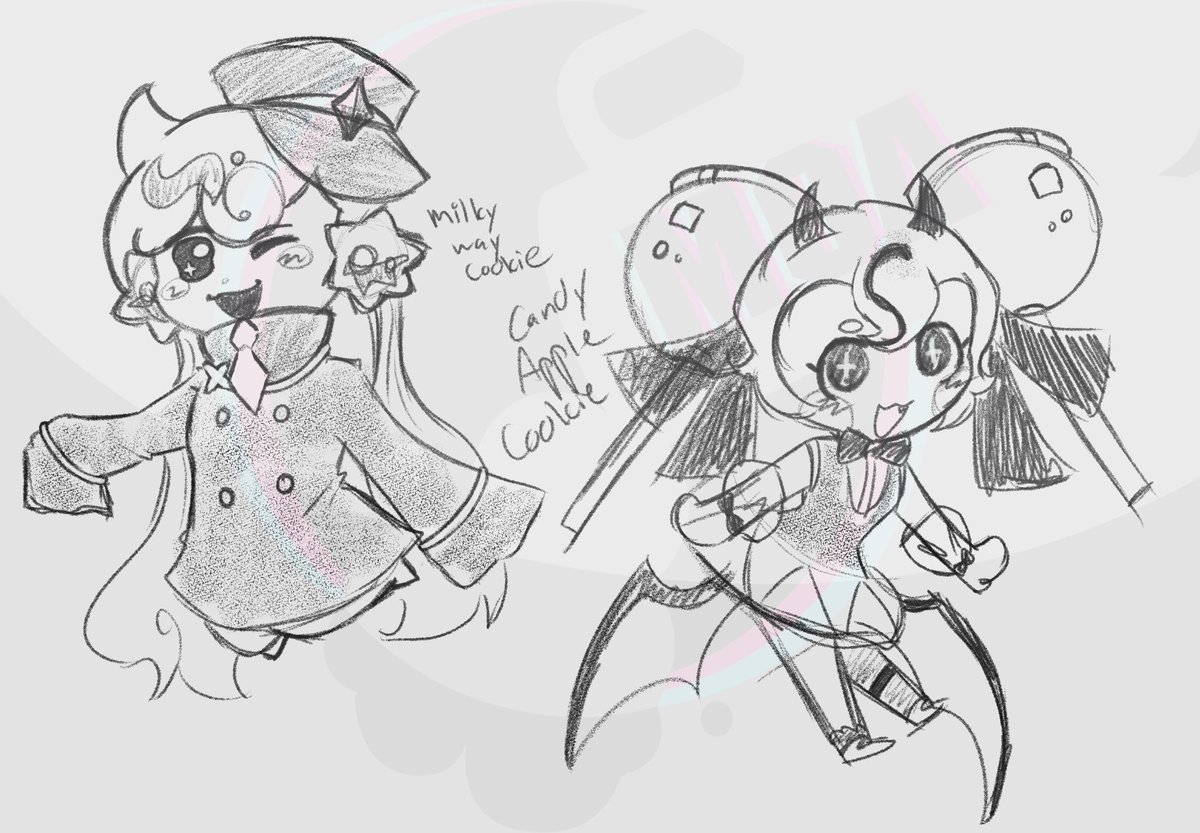 Mugofatmosphere's tweet photo. Some warmup doodles of my fave cookies in #cookierunkingdom https://t.co/KrGm4zzWIn