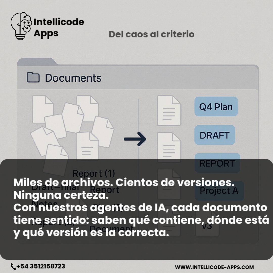 IntellicodeApps's tweet image. #Automatización #InteligenciaArtificial #GestiónDocumental #Argentina