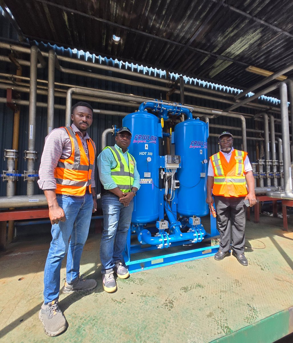 ample_system's tweet image. Another project successfully commissioned — precision, passion, and performance delivered!”

Supply, installation, and commissioning of HDT-300 30,000l/mins and HDT-400 42,000)/mins Dessicant Dryiers.

#industrialinstallation #projectmanagementprofessional #excellenceengineering