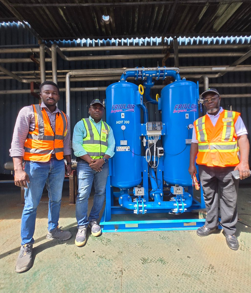 ample_system's tweet image. Another project successfully commissioned — precision, passion, and performance delivered!”

Supply, installation, and commissioning of HDT-300 30,000l/mins and HDT-400 42,000)/mins Dessicant Dryiers.

#industrialinstallation #projectmanagementprofessional #excellenceengineering