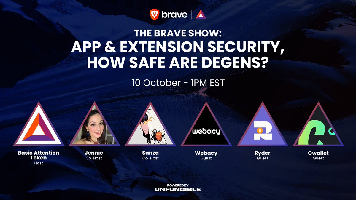 AttentionToken's tweet image. Security isn’t just about passwords anymore—it’s about trust, awareness, and how we protect ourselves in every click we make online. 🛡️

This week’s chat asks: how safe are Degens really when using crypto apps and extensions? 👀

📍@XSpaces
📅 Friday, October 10th 
🕙 17:00 UTC…