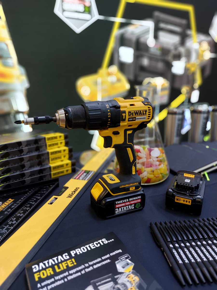 DatatagID's tweet image. Set up and ready for the IAATI UK conference focusing on van and tool theft showcasing our class leading powertool forensic marking system.
@forduk #TVLSecurity