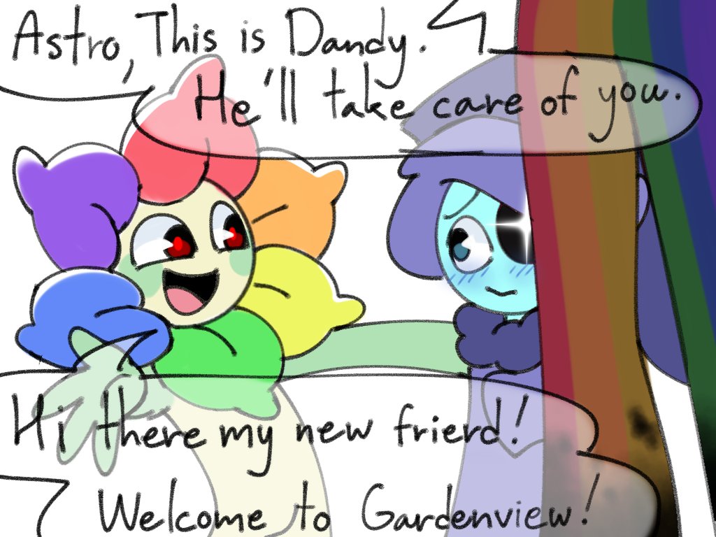 ammy_artdraw's tweet image. Day 1: First meet
@moonflowerweek 
#Moonflowerweek2025
#Moonflower #dandysworld