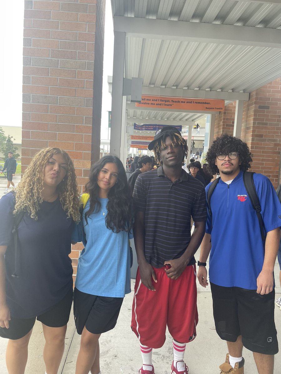 Tigers students showing off Adam Sandler Day!