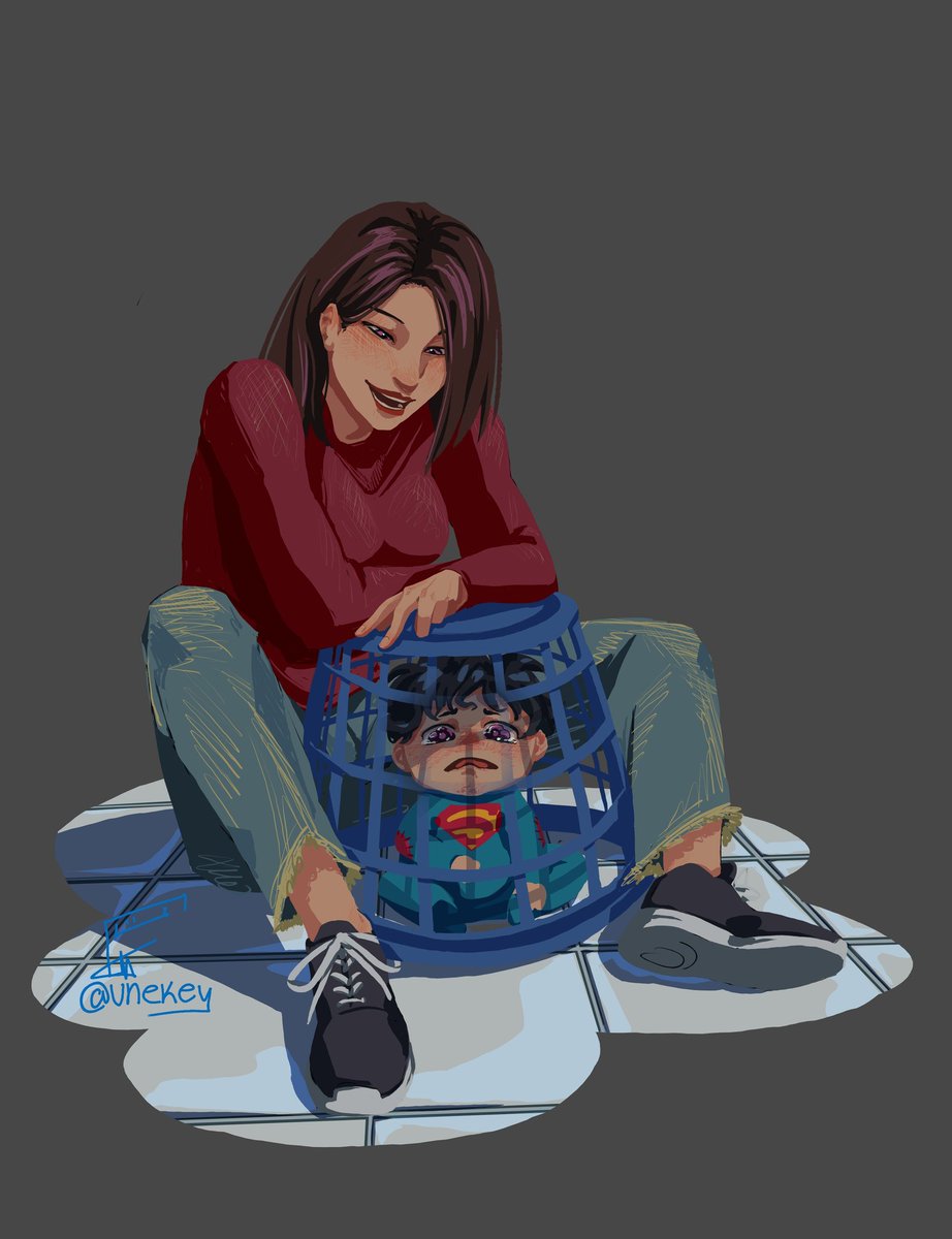 Lois trapping baby Jon in a laundry basket
Prompt by <a href="/arcaneprism/">diha</a> via <a href="/dcforgaza/">DC Gotcha For Gaza</a>
#JonKent #LoisLane