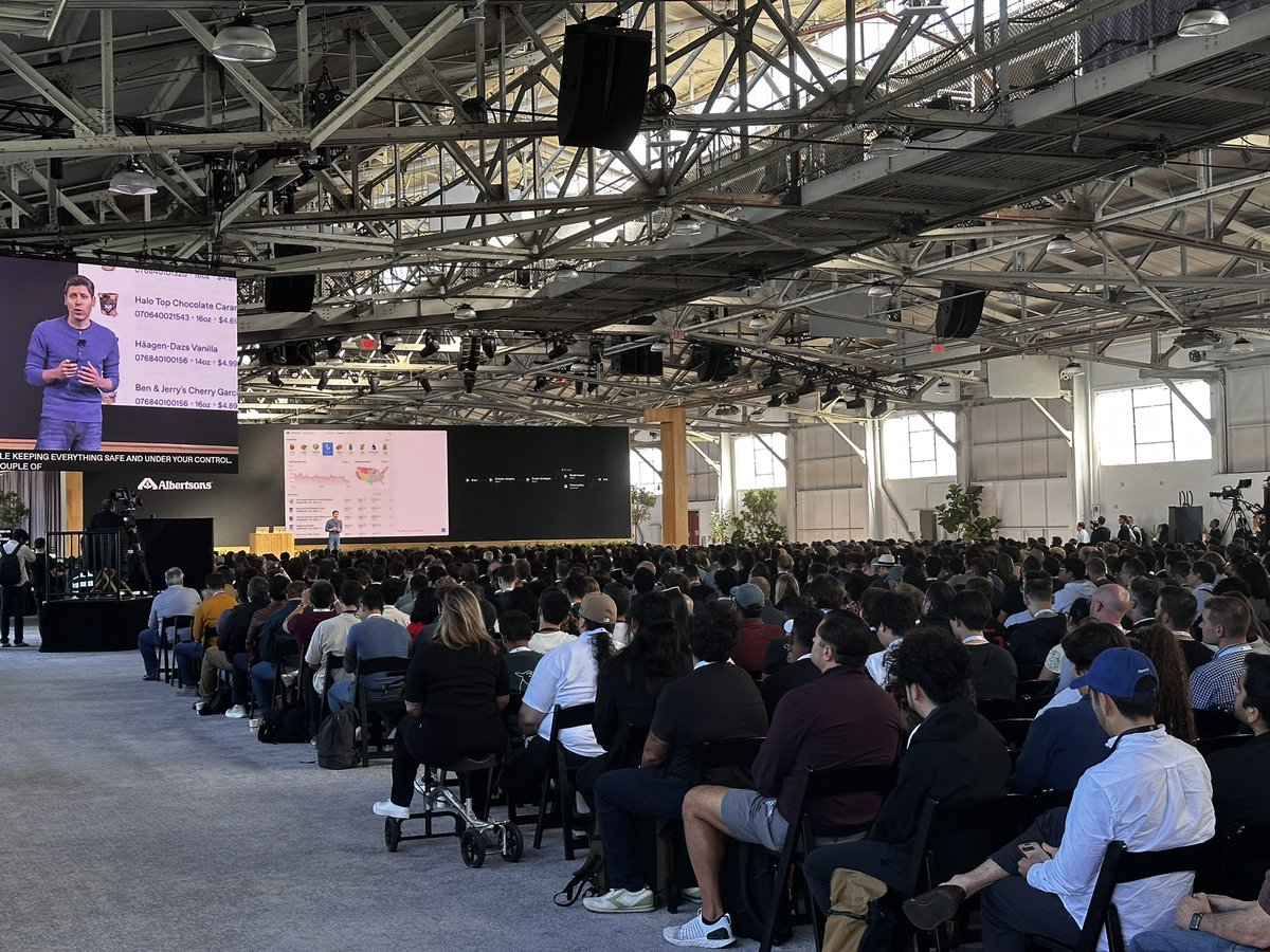 I’m at OpenAI DevDay! Hit me up if you’re here and want to chat about agents/code/..