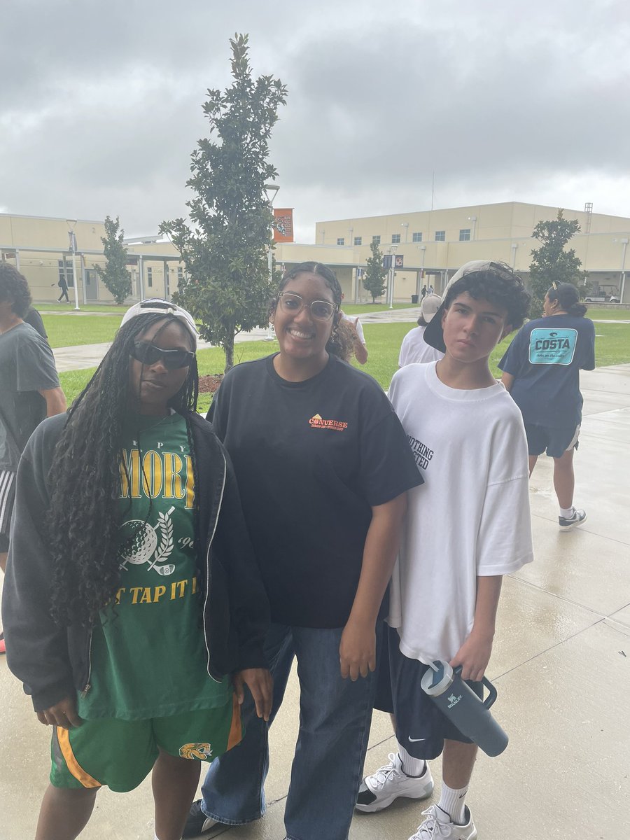 Students and teachers showing off Adam Sandler Day!