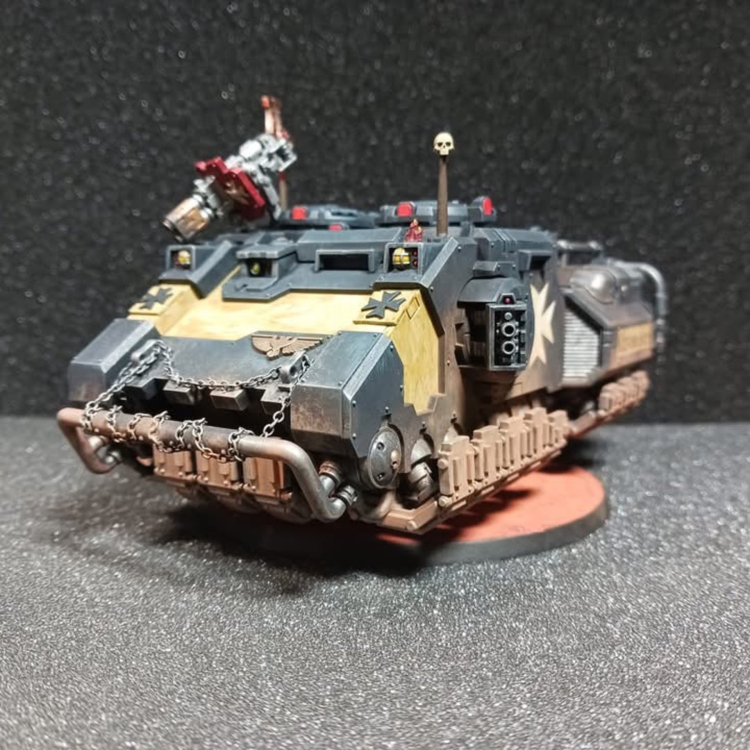 theeternalcrus1's tweet photo. Tony Bauer’s #impulsor "Witchseeker" for #nov25btbannercompetition - #btimpulsors
Enter your model by posting to Black Templar - Warhammer 40K Facebook group. Join us here: -
https://t.co/KTBLvSwFUy
#theeternalcrusader #eternalcrusade #blacktemplar #blacktemplars https://t.co/Pdmt2SyEDW