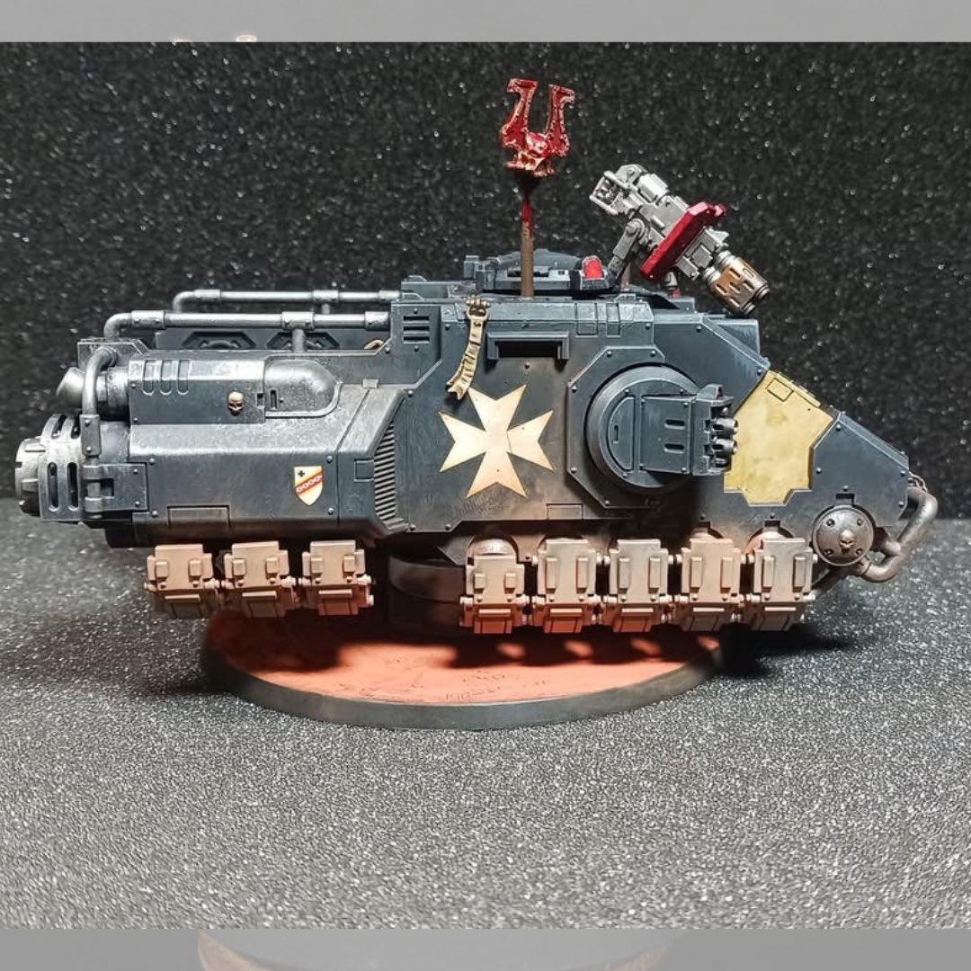 theeternalcrus1's tweet photo. Tony Bauer’s #impulsor "Witchseeker" for #nov25btbannercompetition - #btimpulsors
Enter your model by posting to Black Templar - Warhammer 40K Facebook group. Join us here: -
https://t.co/KTBLvSwFUy
#theeternalcrusader #eternalcrusade #blacktemplar #blacktemplars https://t.co/Pdmt2SyEDW