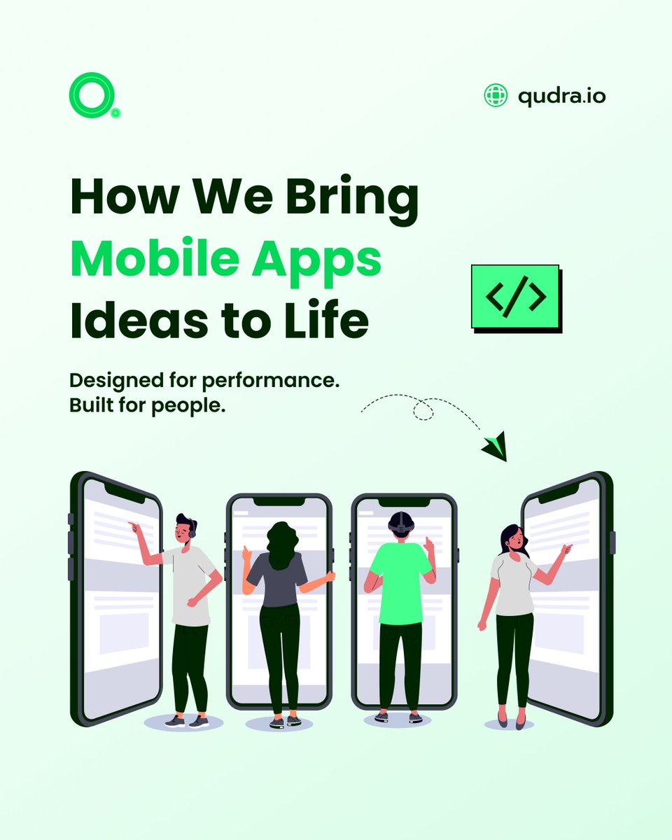 qudraIO's tweet image. Your app idea deserves life. At Qudra, we build cross-platform mobile apps: fast, secure, and user-first.

Let’s build it, together 👉 Send a DM!

#AppDev #Qudra #SoftwareEngineering