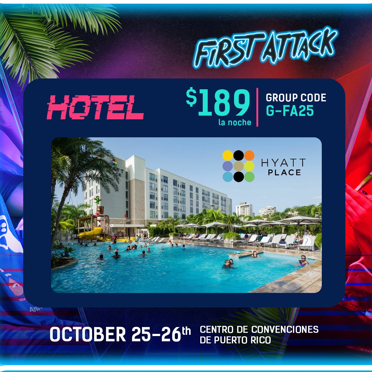 FirstAttackPR's tweet image. #FA2025 Hotel Rate ENDS TODAY!!!

Get your rooms before the special.rate dissappears.

firstattackpr.org/travel-informa…

Competitor registrations close in 6 days!

Firstattackpr.org