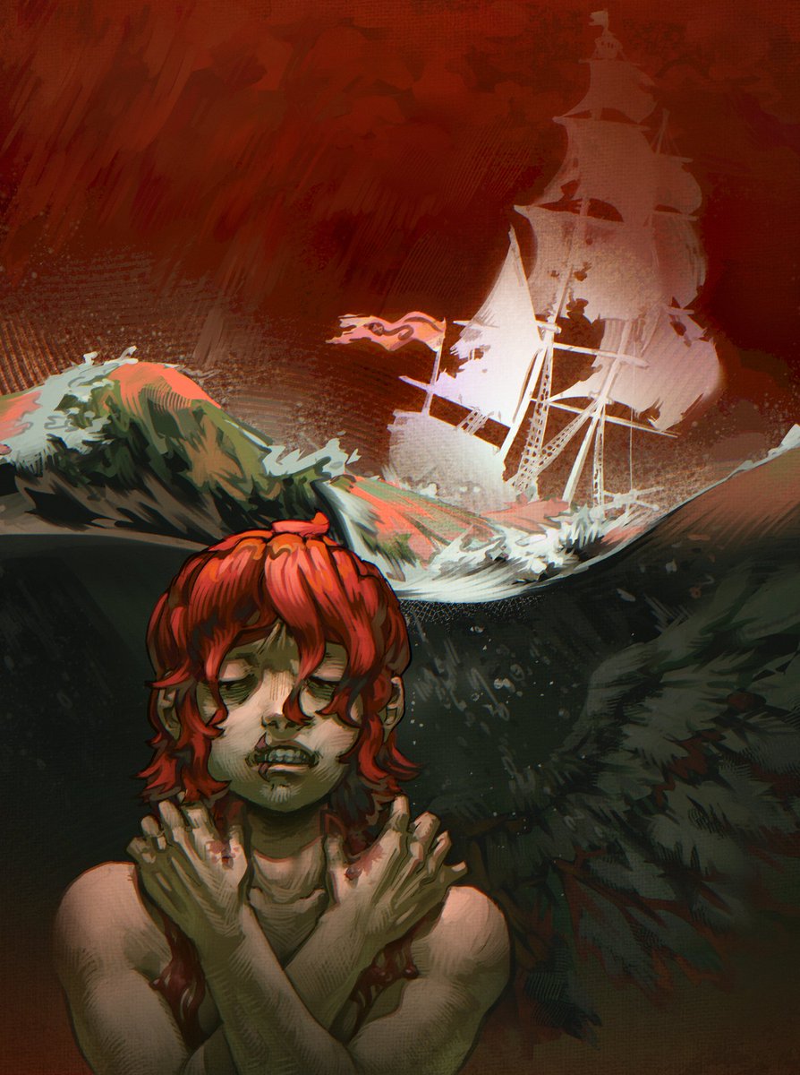 Serpent Ship 🐍 #OC #ocart