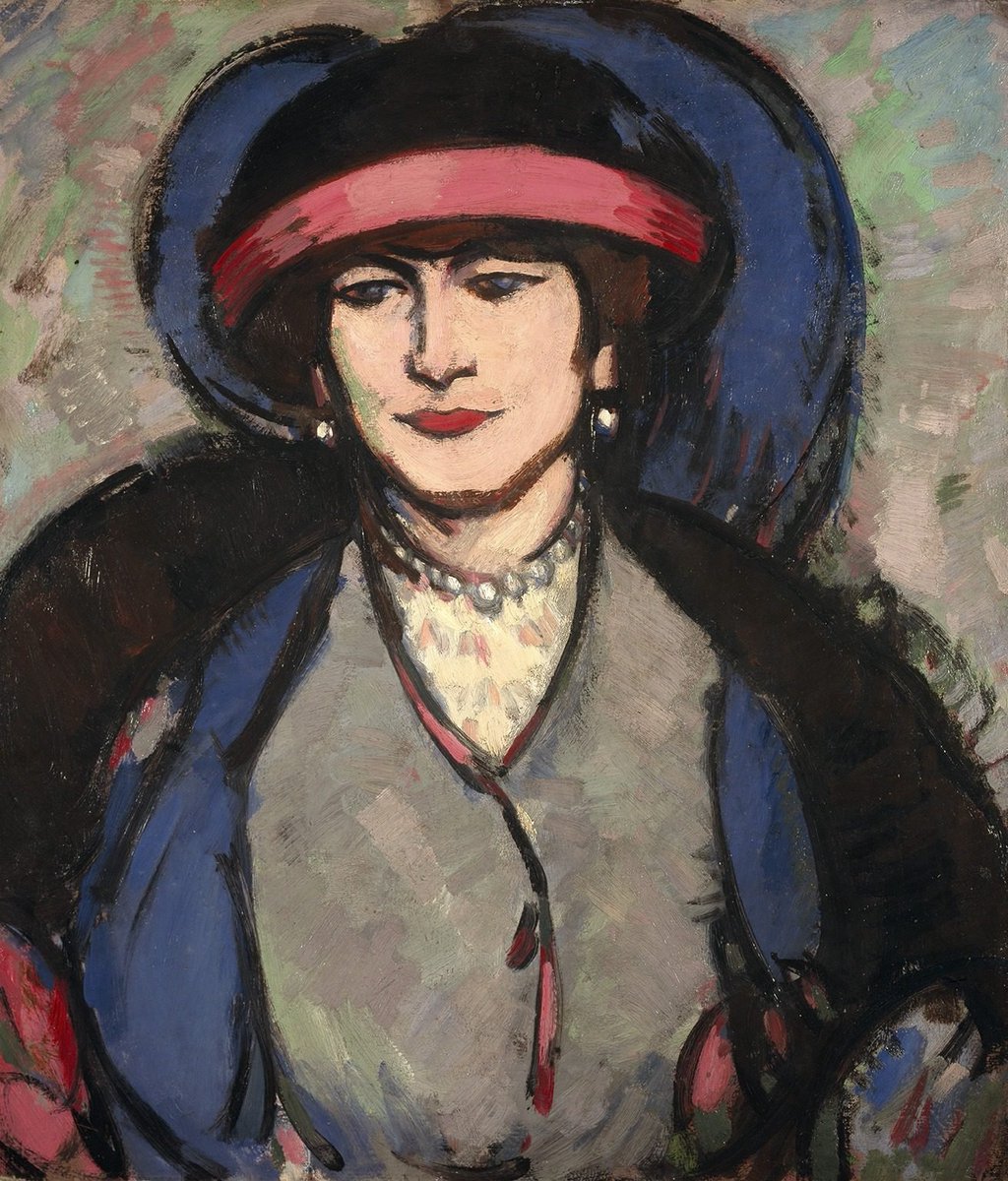 Biography: John Duncan Fergusson theartbog.com/biography-john… 
John Duncan Fergusson, a Scottish painter and sculptor, was born on March 9, 1874, in Leith, near Edinburgh, Scotland. He rose to prominence as one of the leading figures of the Scottish Colourist movement and played a
