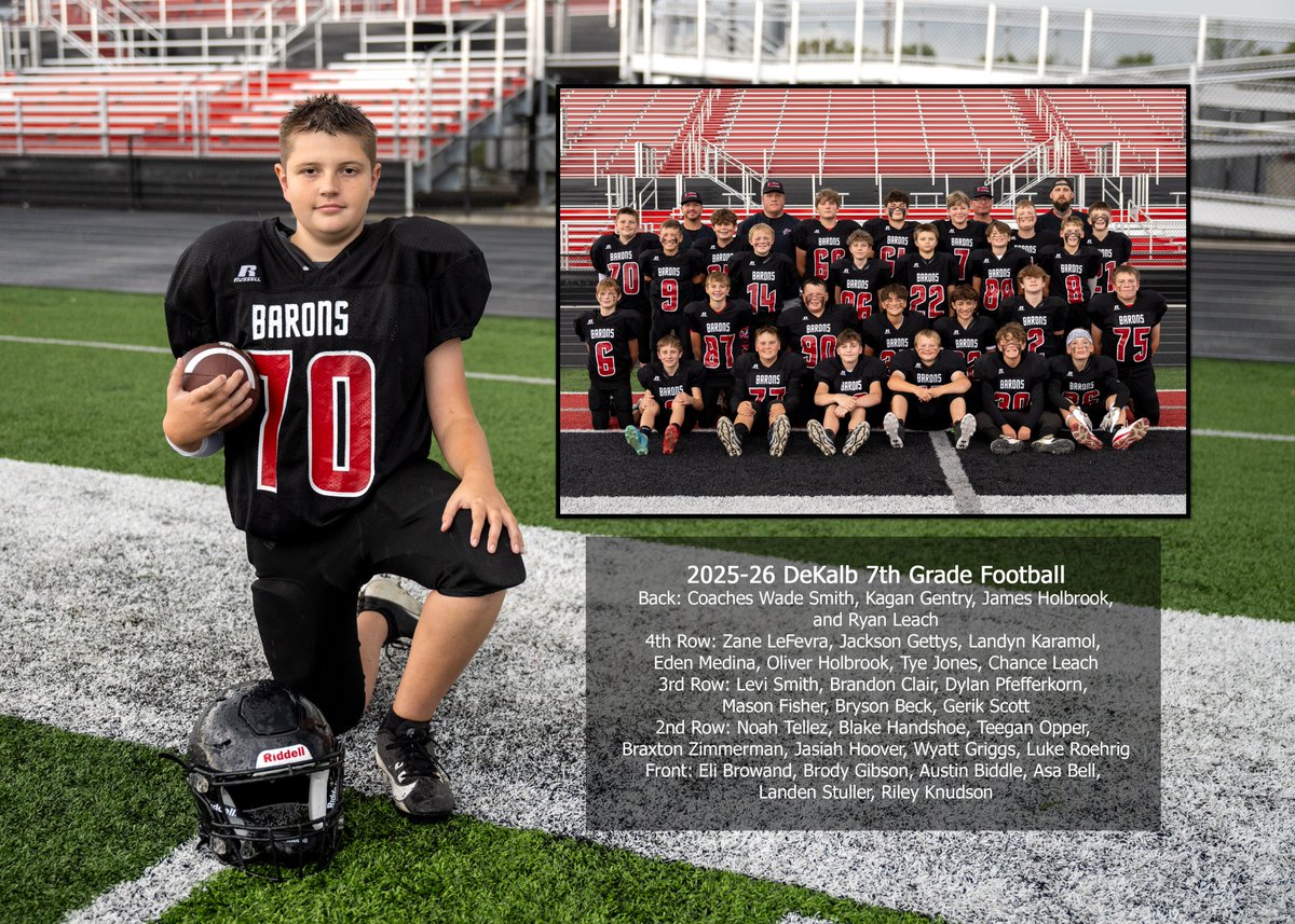 Team Portraits are ready for <a href="/DMSBarons/">DMS Athletics</a> Football! They are on my website and available for purchase.
photosbylaurap.smugmug.com/Team-Portrait-…
Use the Client Search Box to find your gallery!