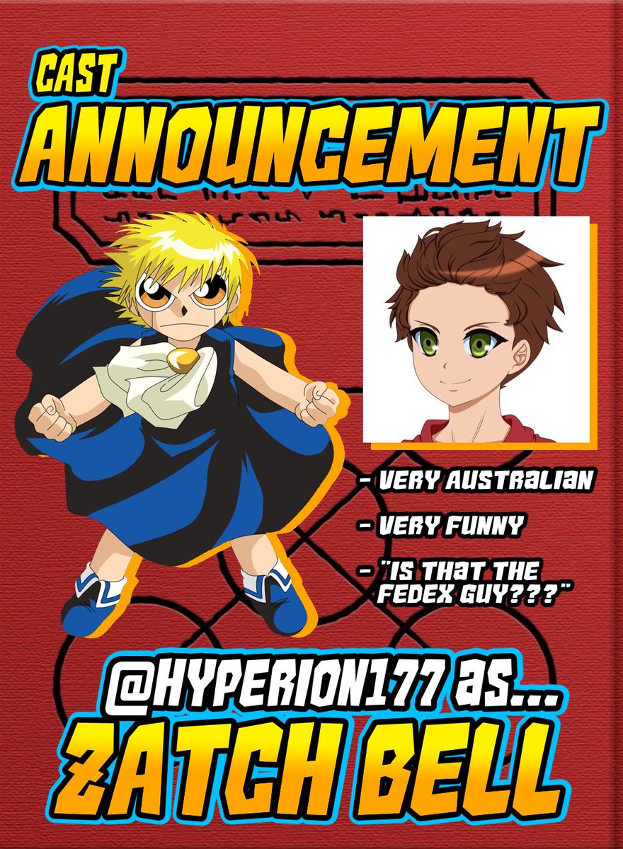 AnimeJoyRide's tweet photo. Announcing the CAST! Your favorite FedEx delivery driver, @Hyperion177, is bringing all the innocent joy, whimsy and sudden violent black outs to our titular Zatch! 

WATCH SHORT #01 NOW: ⚡https://t.co/csewHKLOjk⚡ https://t.co/IYimDSezSG