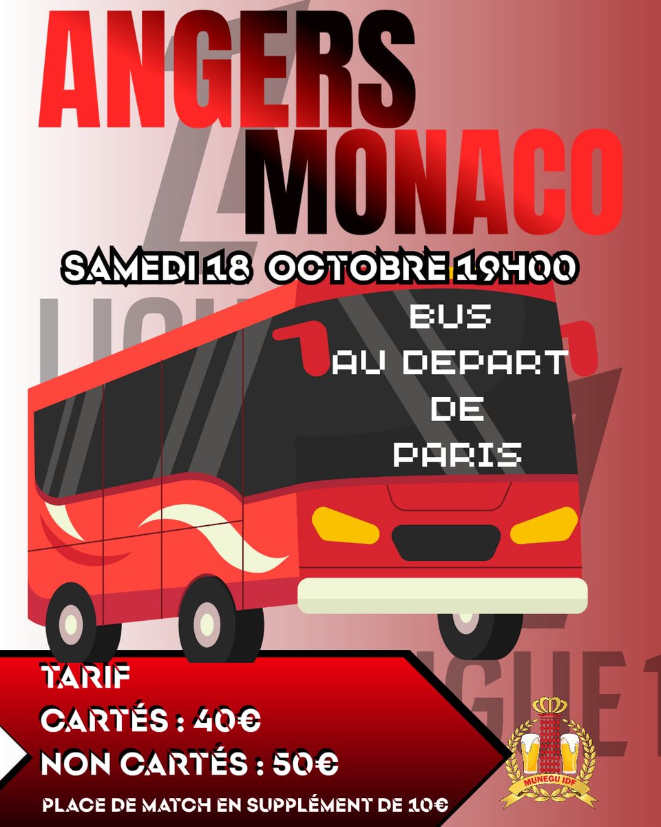 MuneguIDF's tweet photo. TOUS A ANGERS ! 
Déplacement ouvert aux non cartés ! 
Quelques places restantes dans le bus.
Mp pour plus d'informations et inscriptions https://t.co/Cqi40IPE98