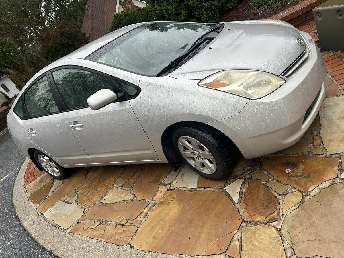 Thankful I was able to use $Jesus coin to cop this classic Prius for 3.5k 😇 a year ago. It’s not a Lambo but it runs great. #blessed