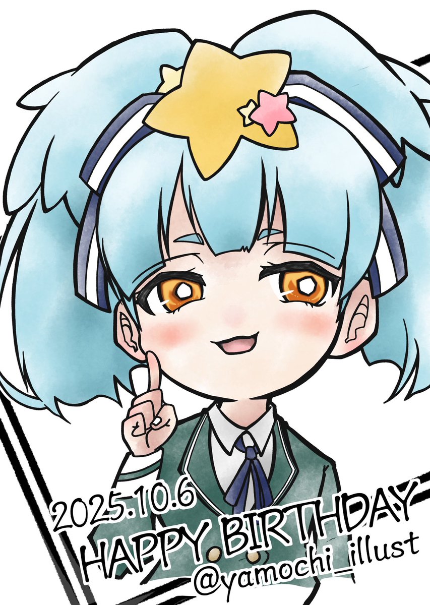 yamochi_illust's tweet image. すべりこみ！！( ◜ω◝ )（2時間半の遅刻）
リリィちゃんHBD！！！❤︎

#星川リリィ誕生祭2025 
#星川リリィ生誕祭2025