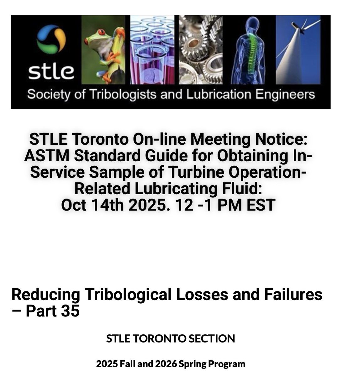 KhashayarH007's tweet image. Registered to attend this great online event by @STLE_Tribology : 

Register : torontostle.com/stle-toronto-h…

#STLE #Lubrication #Turbomachinery