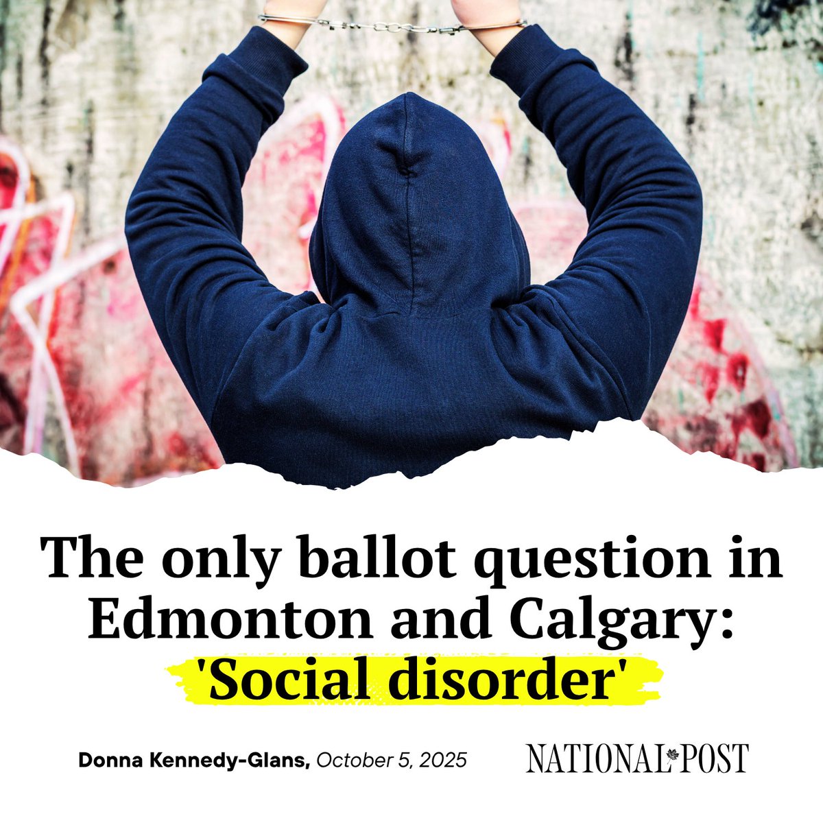 We can't fix anything until we take back our streets. I have a plan to support our police and take the fight to crime and gangs. Cartmell tried to defund our police by $16 million - Knack and Walters are no better. On Oct. 20, vote for change!

#yeg #yegvote #forallofedmonton