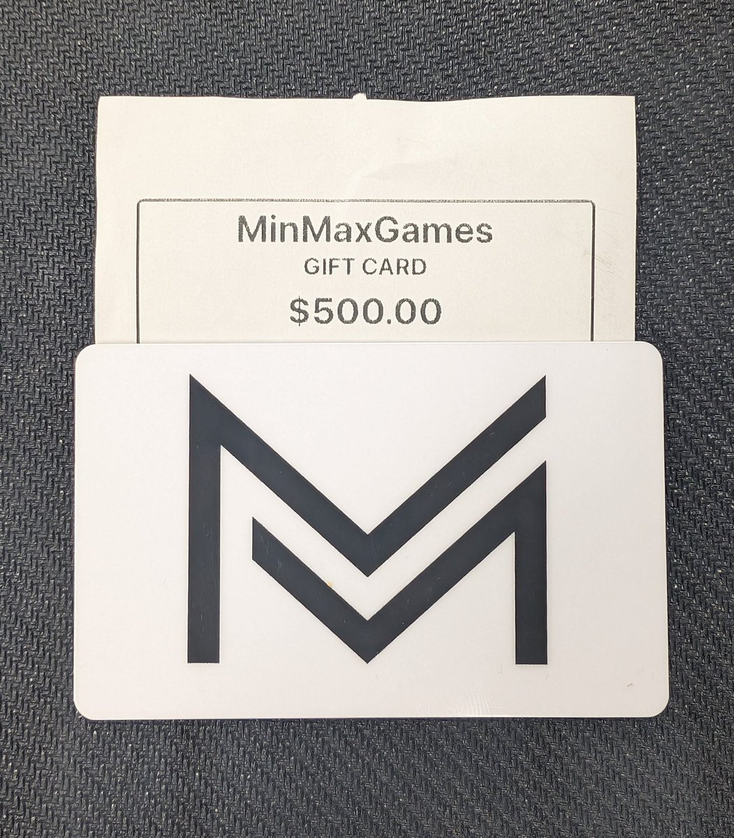Greentree Sports Cards (@gscfab) on Twitter photo This week, we will be showcasing the items available for our charity raffle and take this time to thank those sponsors! First up, we have <a href="/MinMaxGames1/">MinMaxGames</a>
A pillar in the FAB community, they graciously donated a $500 gift card
Entries are available at our 10k weekend Nov 1-2! This week, we will be showcasing the items available for our charity raffle and take this time to thank those sponsors! First up, we have <a href="/MinMaxGames1/">MinMaxGames</a>
A pillar in the FAB community, they graciously donated a $500 gift card
Entries are available at our 10k weekend Nov 1-2!
