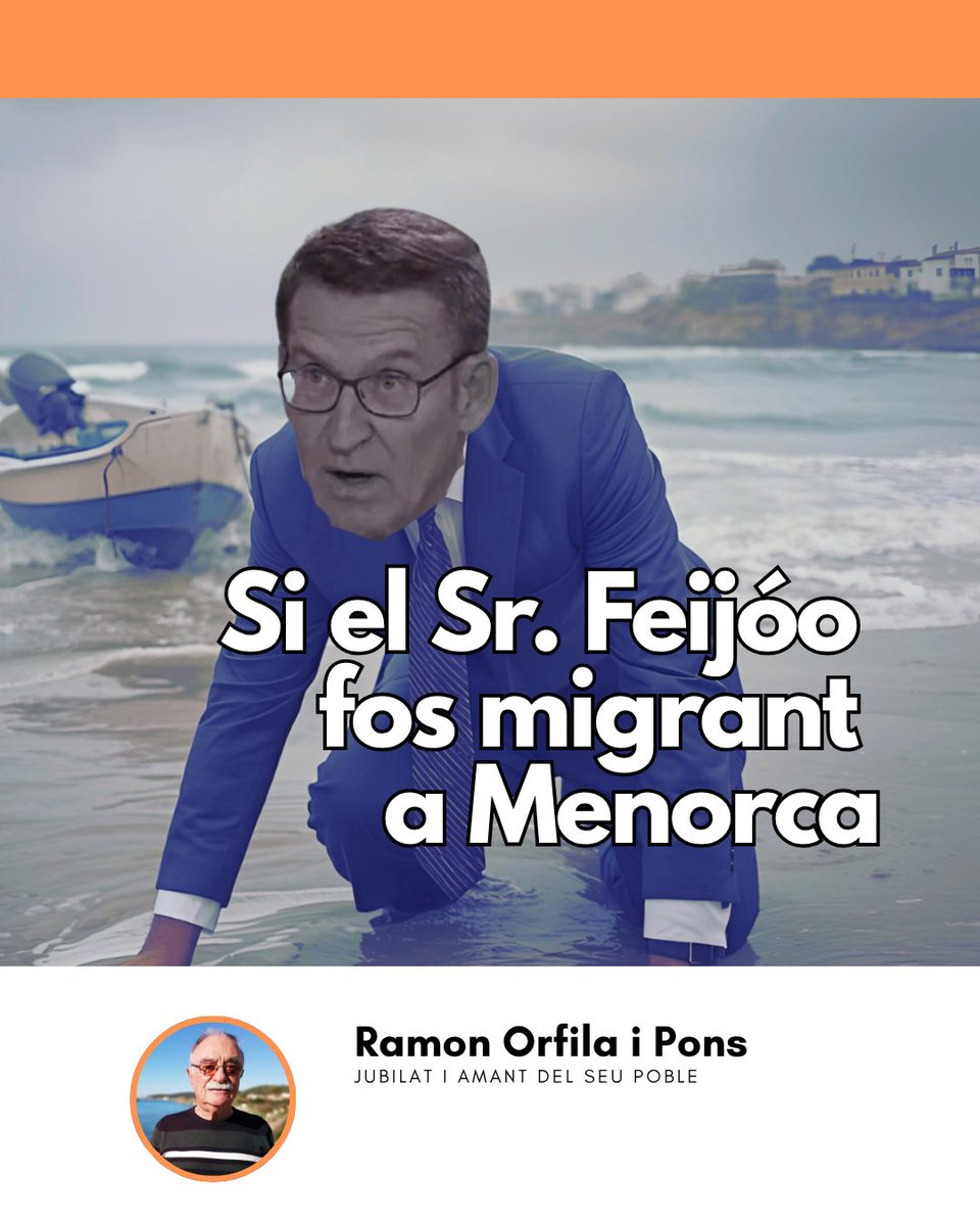PSM Més per Menorca (@psmmenorca) on Twitter photo ✍️ "Si el Sr. Feijóo fos migrant a Menorca", un article de Ramon Orfila
📲 Disponible al web 
psm-menorca.cat/ca/blog/si-el-…
#drets #odi #xenofòbia #Menorca ✍️ "Si el Sr. Feijóo fos migrant a Menorca", un article de Ramon Orfila
📲 Disponible al web 
psm-menorca.cat/ca/blog/si-el-…
#drets #odi #xenofòbia #Menorca