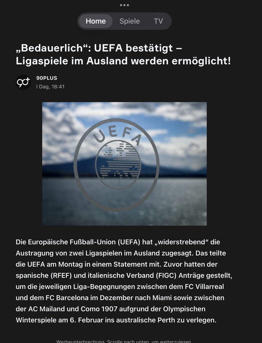 Ligaspiele im Ausland? Ohne uns. Die #UEFA bricht ihre eigenen Versprechen und handelt fanunfreundlich.