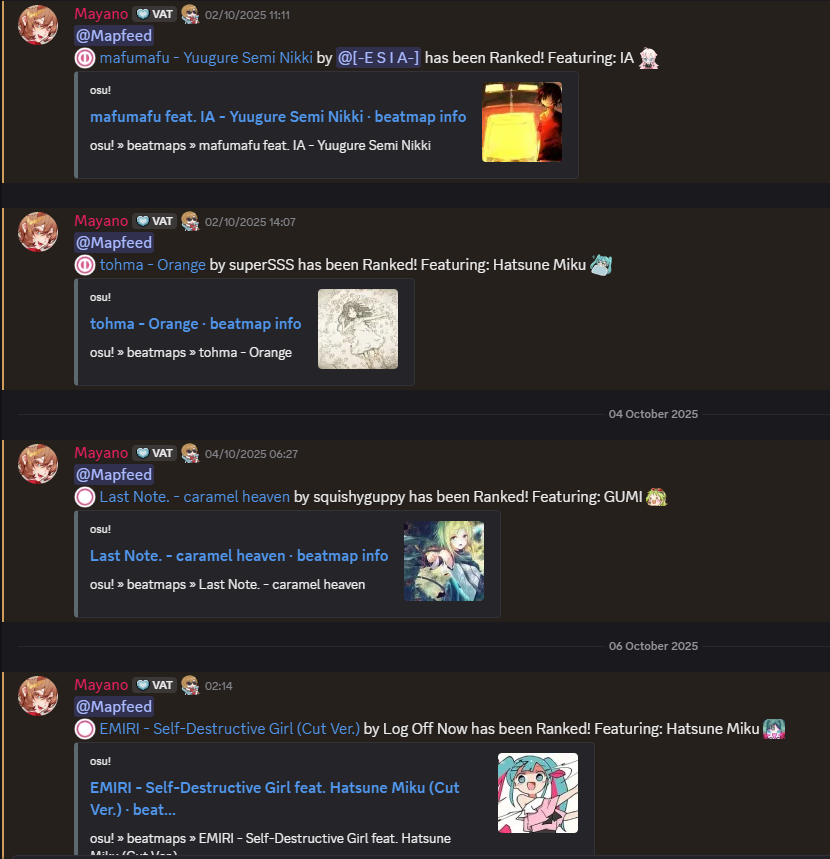 Vocaloid Appreciation Team tweet media