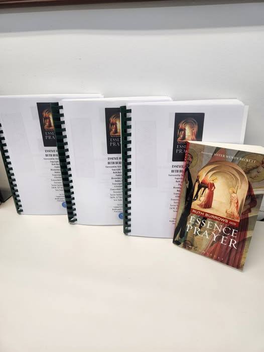 XavierSociety's tweet image. We have hundreds of books on prayer available in our library! Check out "Essence of Prayer" by Ruth Burrows, OCD in #braille. This title is also available in Talking Book, compatible with the machines provided by @LibraryCongress . Have a listen! youtu.be/3Pg6EvsQjjk #Catholic