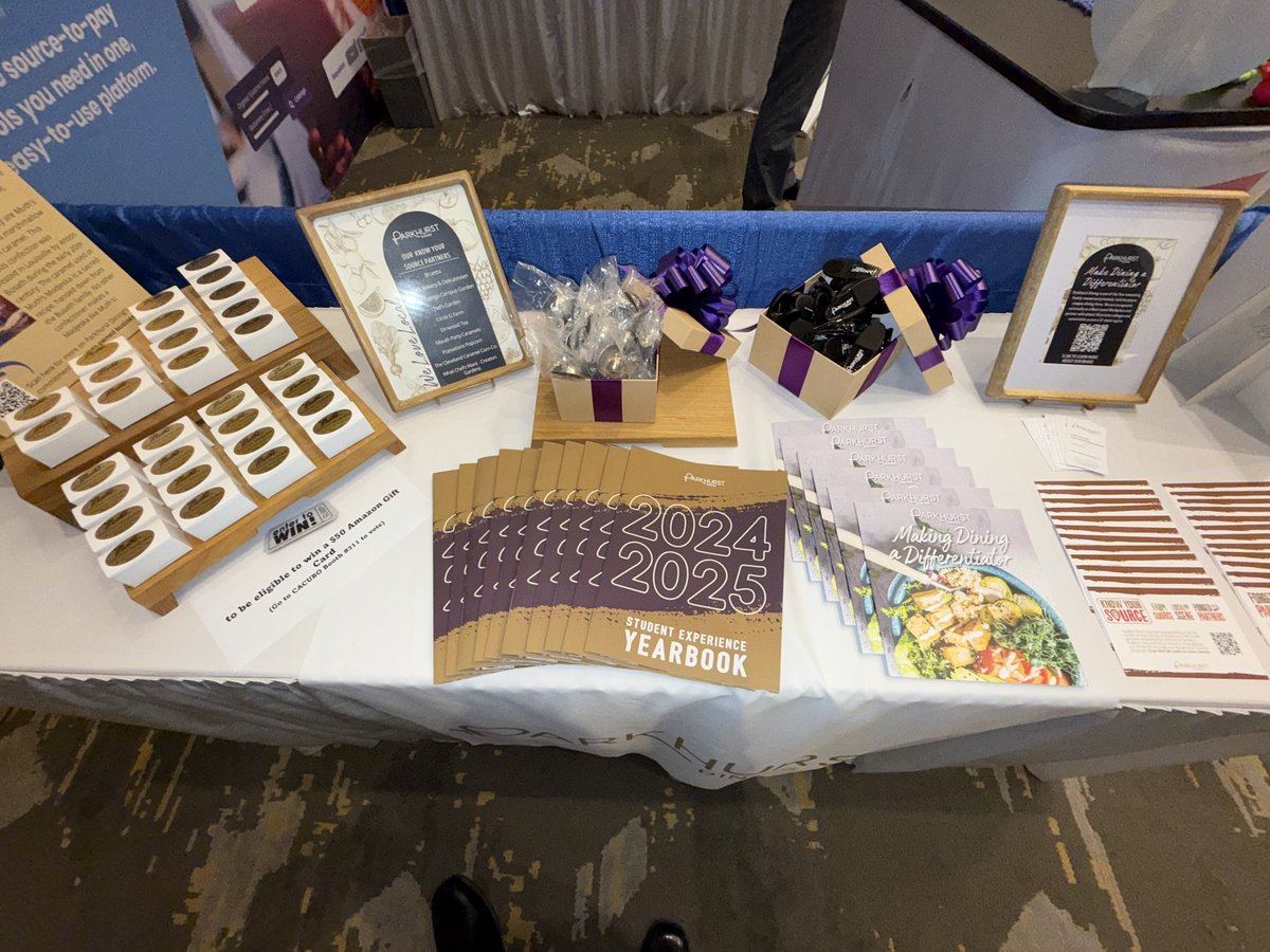 Hello from Louisville, KY! 
We’re proud to be at #CACUBO2025, joining higher education professionals to exchange ideas, build connections, and share how Parkhurst Dining delivers campus dining excellence!