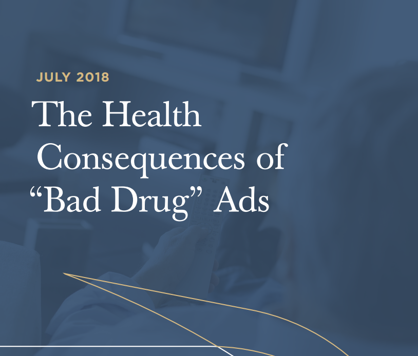 PPPHealth's tweet photo. Deceptive “bad drug” advertisements reveal a lapse in regulation on what is otherwise a highly regulated topic—patients and prescription drugs. 

Read more in PPPH's policy paper: https://t.co/ZGwtzFKJ5p https://t.co/atgVYaMBdg