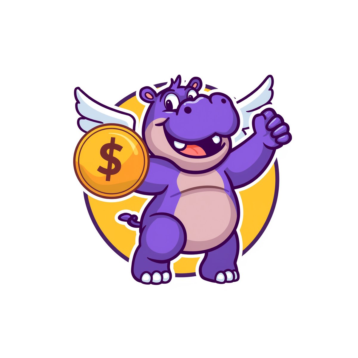 🦛💥 Who else is ready to swim in $HIPPO moon? 🌕✨ We're talkin' bag life, WAGMI vibes, and a community that's all about GIVING BACK 💜 Let's make some waves! 🌊 #CryptoHumor #HODLHippo #WAGMI