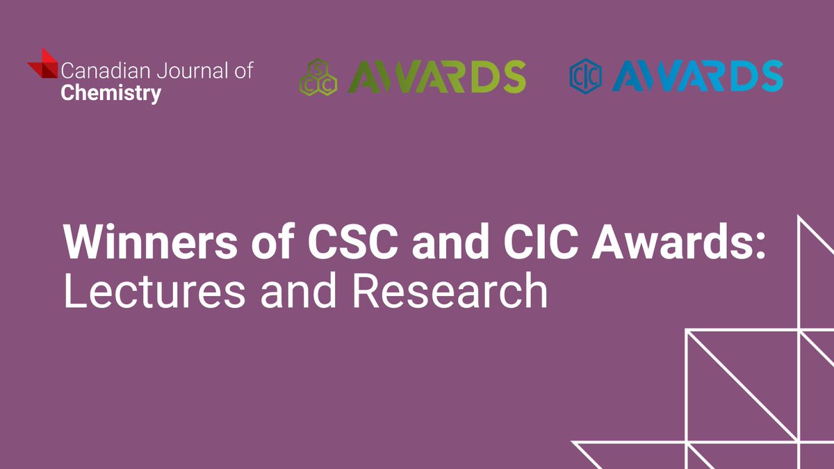 cdnsciencepub's tweet image. Looking for leading voices in Canadian chemistry? This collection brings together award-winning contributions from past CSC and CIC winners!
Read the collection 🍁🧪 ow.ly/AaoZ50W0mzH
@CIC_ChemInst