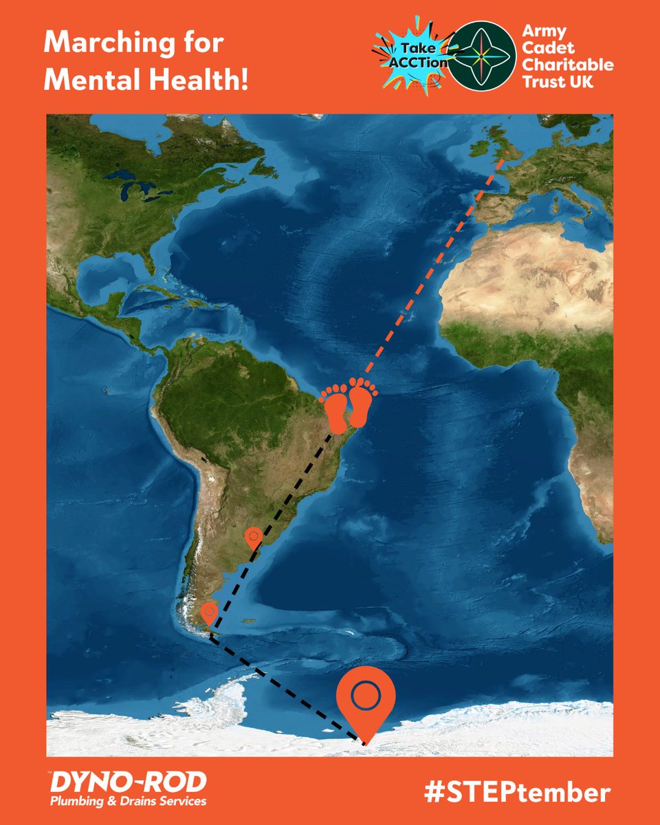DynoUK's tweet image. Final week of Steptember! Dyno-Rod teams are close to 20M+ steps for ACCT UK. We’ve raised £1,502 and logged 6,401,096 so far. Let’s finish strong for youth mental health! 🚶‍♀️

Make your final donations here ➡️ armycadets.enthuse.com/cf/take-acctio…

#TakeACCTion #StrongerTogether #FinalSteps