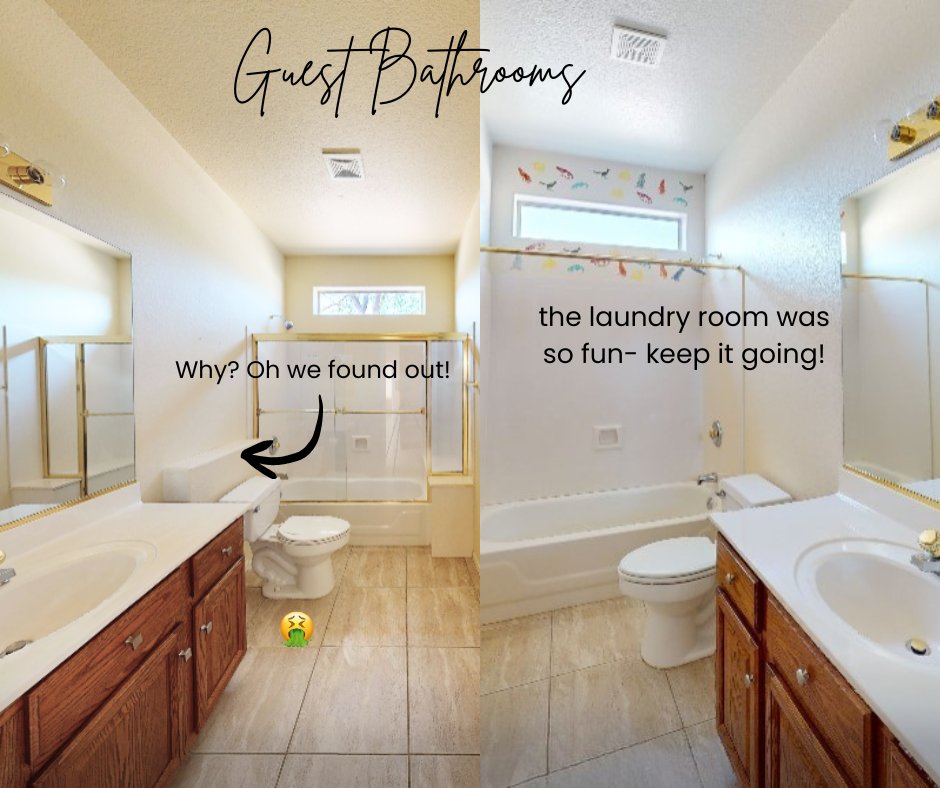 modascapes's tweet image. This was our Cave Creek project—a home with incredible bones, just waiting for a new story. You won’t believe the before &amp;amp; afters. 

What’s the first thing you would have remodeled in these spaces?

#ProjectReveal #CaveCreekAZ #BeforeAndAfter #WholeHouseRemodel #TheBefore