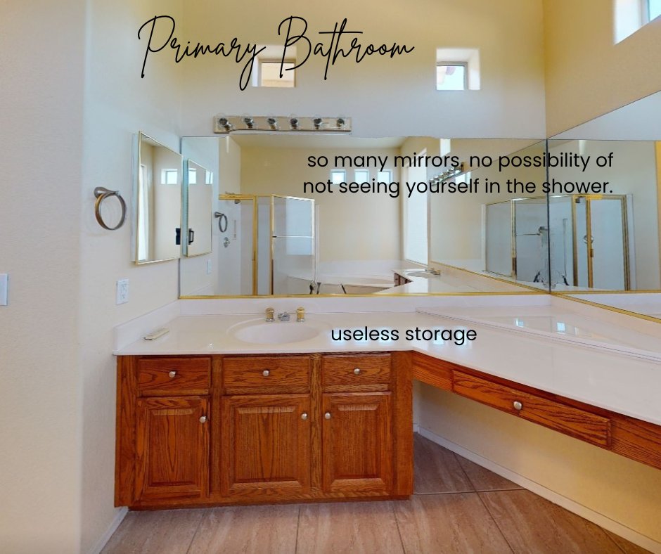 modascapes's tweet image. This was our Cave Creek project—a home with incredible bones, just waiting for a new story. You won’t believe the before &amp;amp; afters. 

What’s the first thing you would have remodeled in these spaces?

#ProjectReveal #CaveCreekAZ #BeforeAndAfter #WholeHouseRemodel #TheBefore