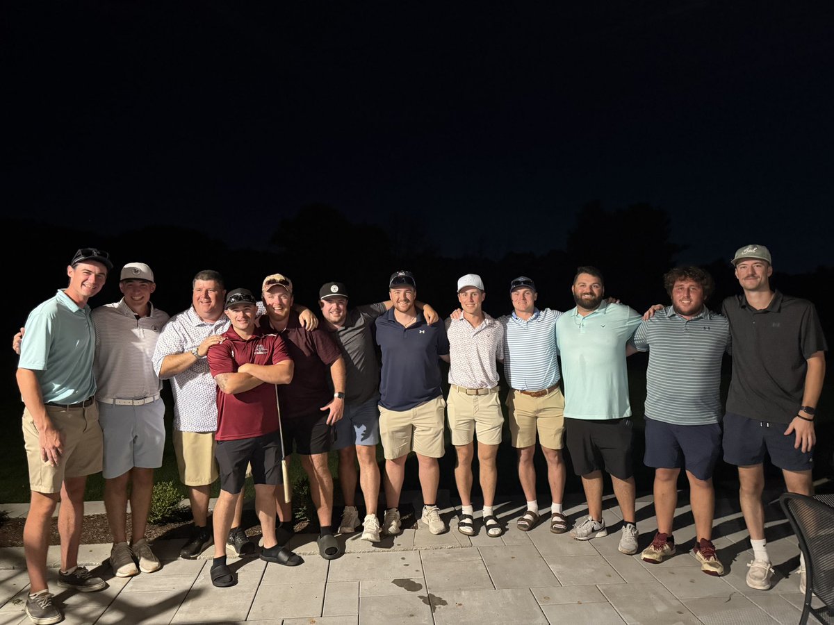 Dbriand7's tweet photo. I can’t thank everyone enough who helped make yesterday so successful. Our 9th annual tournament was the biggest one yet! Great alumni turnout!Watching these guys develop into such great men is something I am extremely proud of. ❤️🐱⚾️ https://t.co/nSU56hksRQ